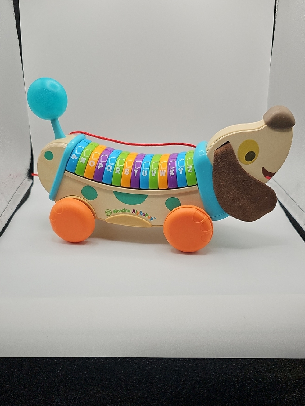Leapfeog Wooden Alpha Pup English - Tail Does Not Work But All Buttons Do.